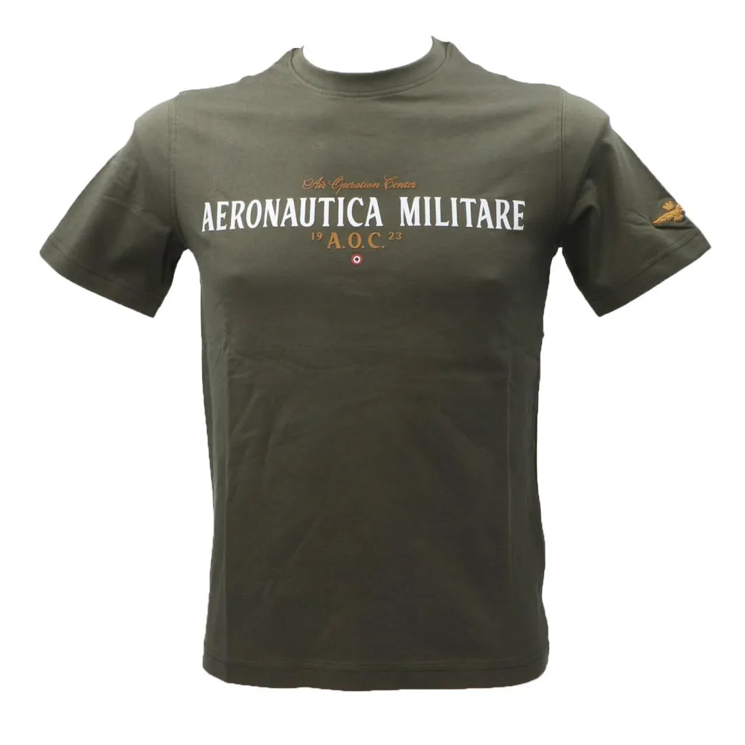 T-SHIRT M.C. 241TS2218J641 Verde Scuro