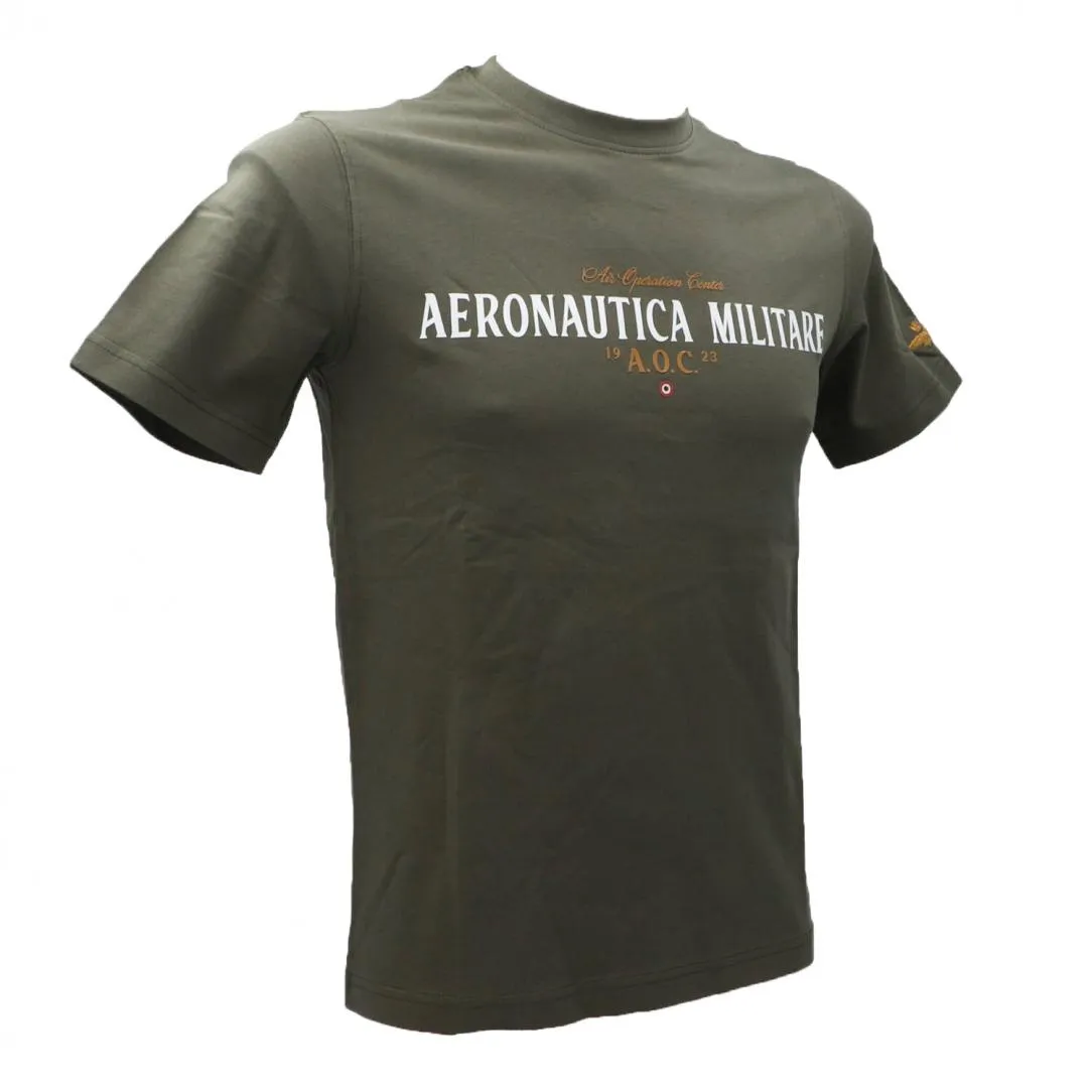 T-SHIRT M.C. 241TS2218J641 Verde Scuro