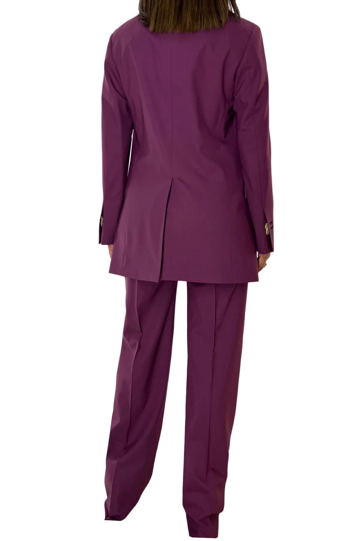 Tailleur donna Vinaccia oversize in tessuto Holland & Sherry 98 % Lana Super 100’s 2% Lycra