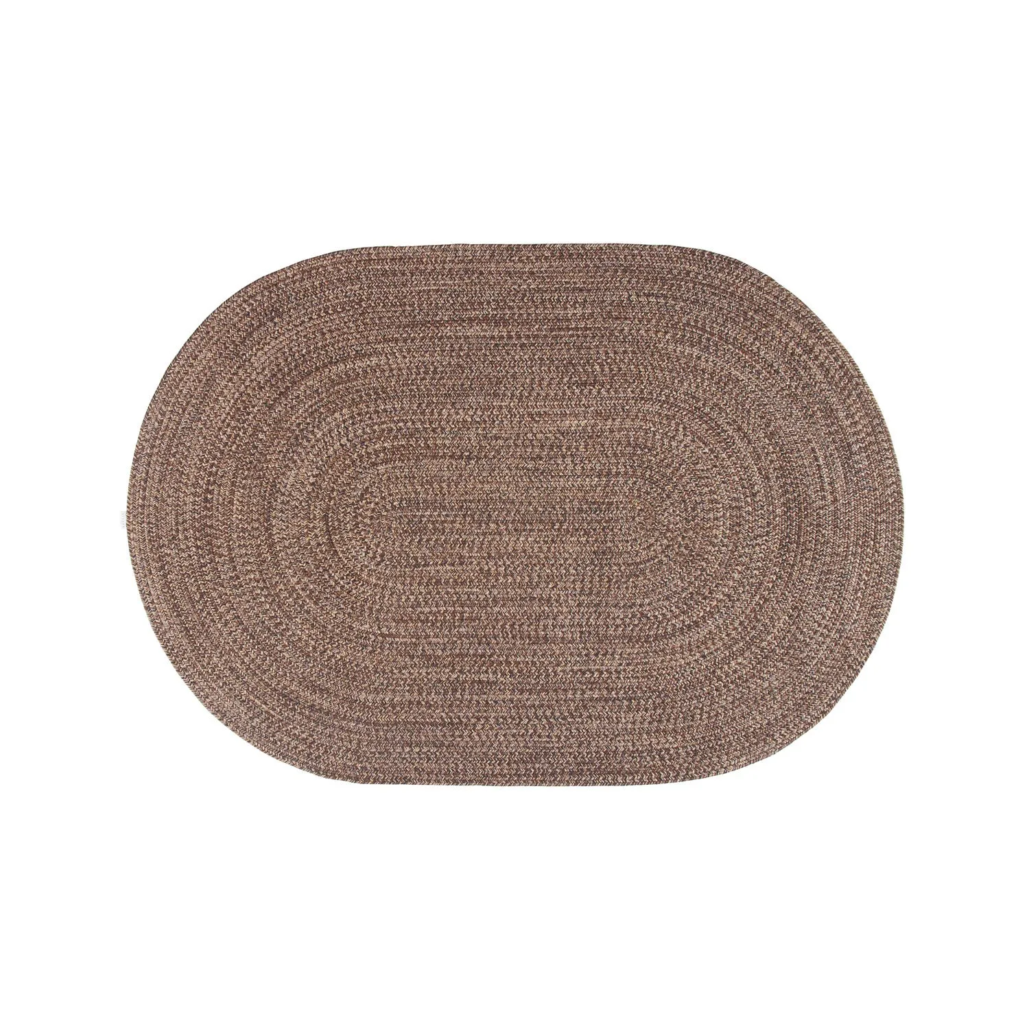 Tappeto ovale tessuto a mano - marrone 230x160 cm 