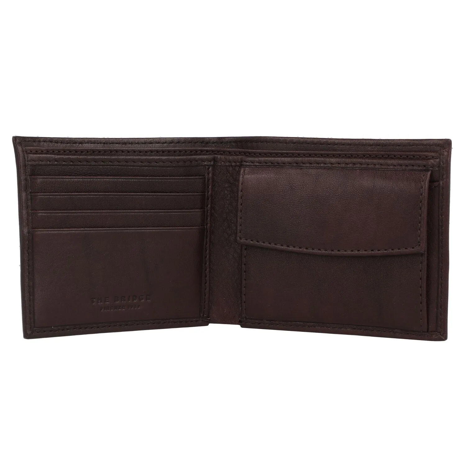 The Bridge Fabio Portafoglio Protezione RFID Pelle 11 cm