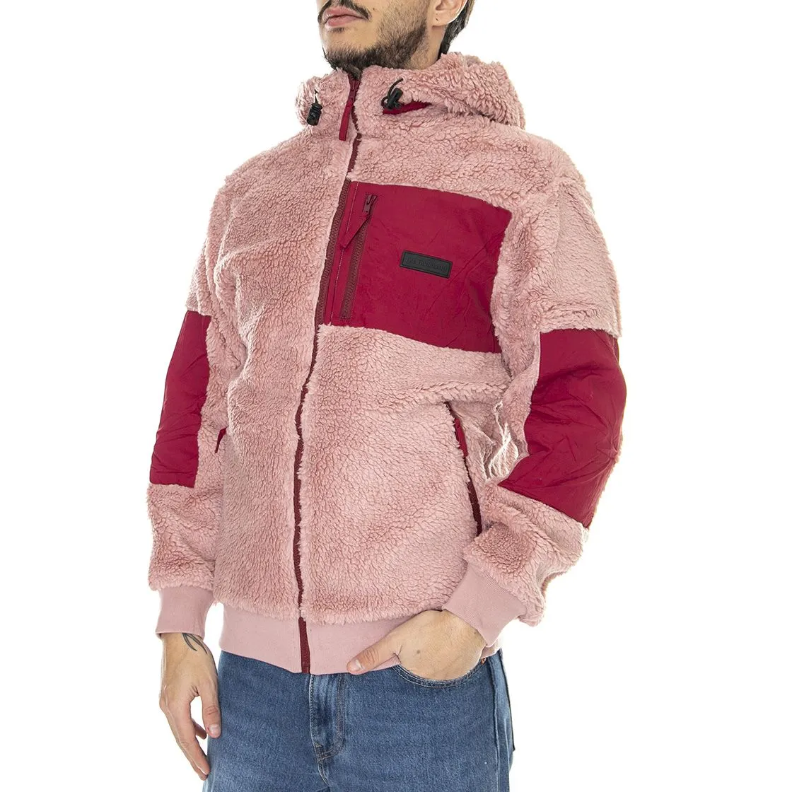 The Hundreds Overcast - Giacca Invernale con Cappuccio Uomo Rosa / Mauve    