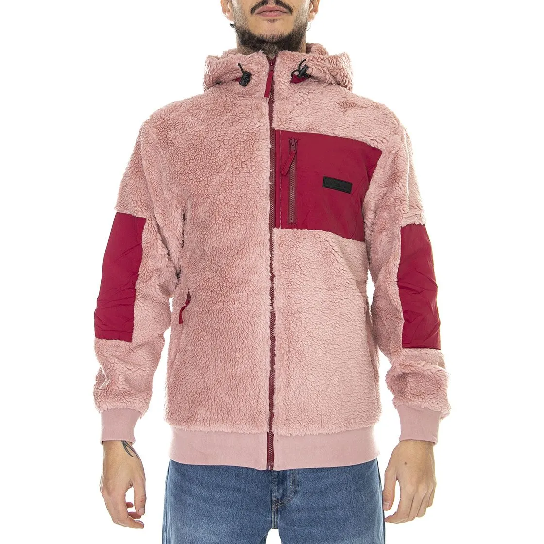 The Hundreds Overcast - Giacca Invernale con Cappuccio Uomo Rosa / Mauve    