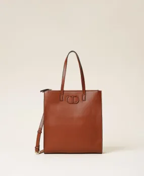 TWINSET Borsa shopper verticale con logo