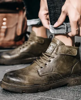 Uomo Inverno Tenere Al Caldo Stivaletti Scarpe Da Moto Stivali Calzature Outdoor Comode Scarpe Classiche Maschili Botas Hombre