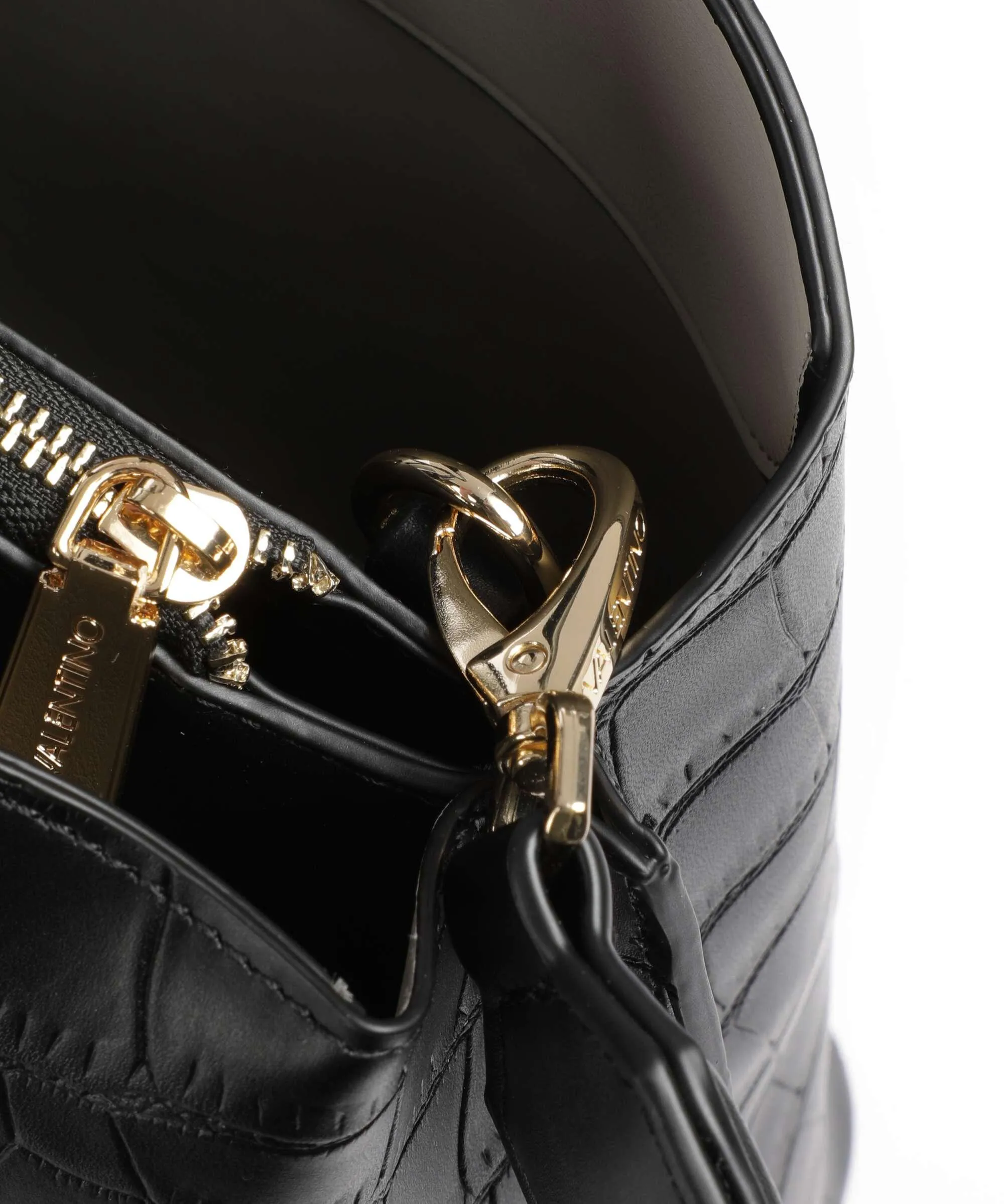  Valentino Bags Windy Borsa a mano pelle sintetica nero  