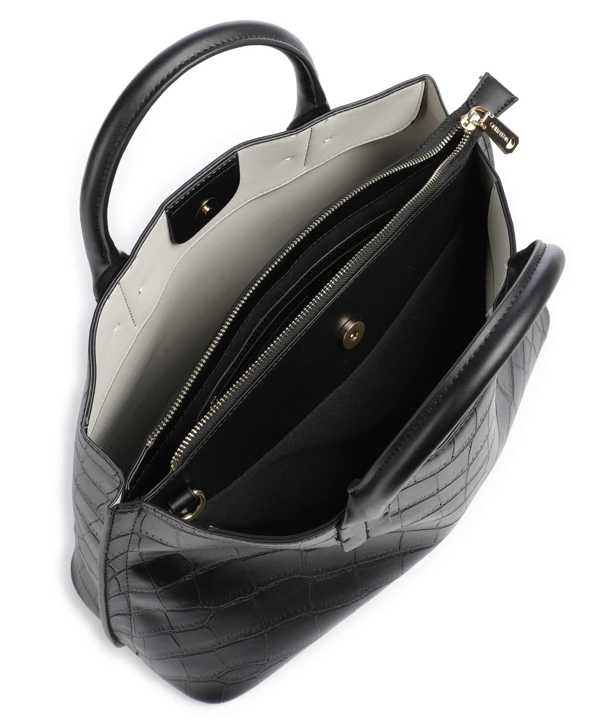  Valentino Bags Windy Borsa a mano pelle sintetica nero  