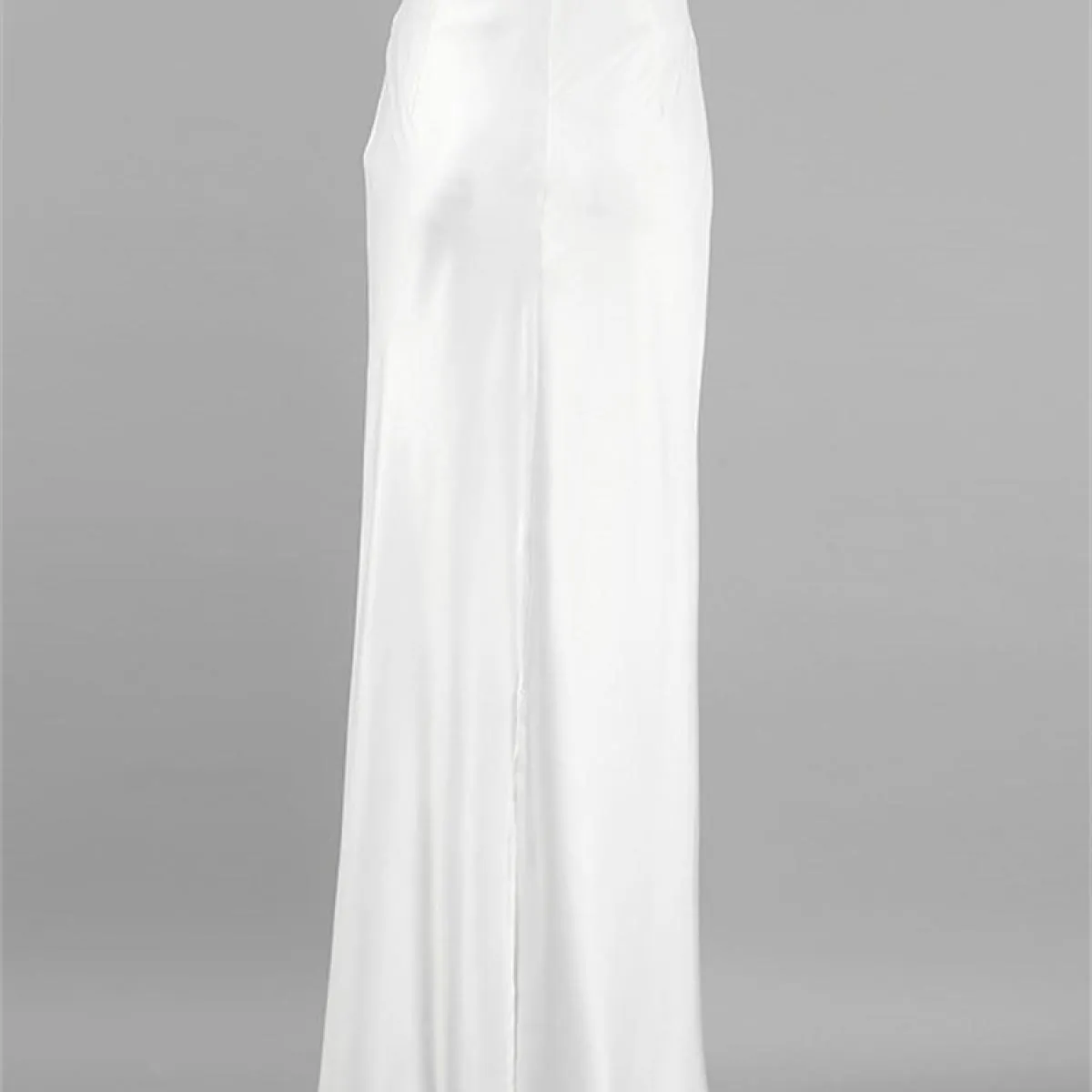 White Fashion Gonna lunga a vita alta per donna Casual Party Holiday Abiti slim Elegante estate 2023 Basic Solid Lo